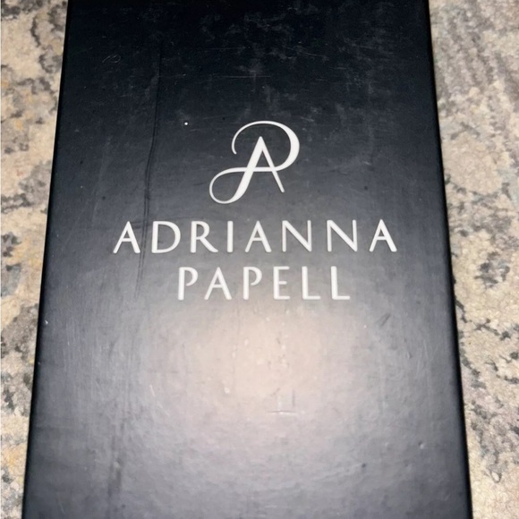 Adrianna Papell Black Lace and Rhinestone Sequined Ballet Flats sz 8 (028) - Picture 5 of 5